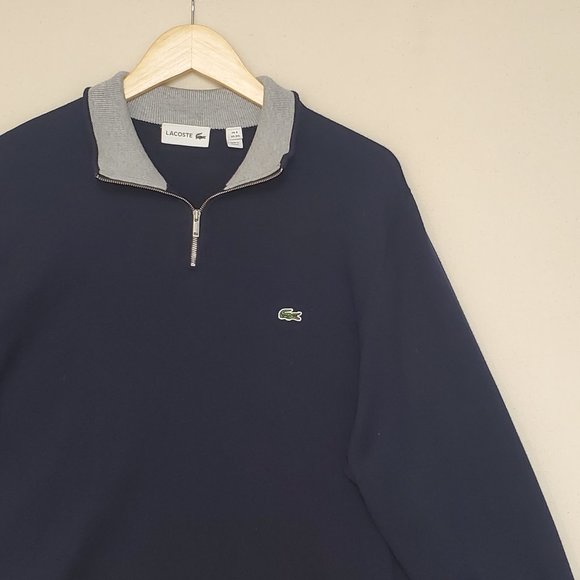 Lacoste Quarter Zip 8 3XL - Picture 1 of 6